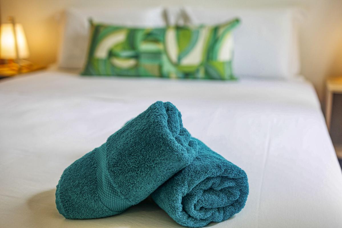 14.Location villa piscine Marie Galante Guadeloupe_Chambre 1